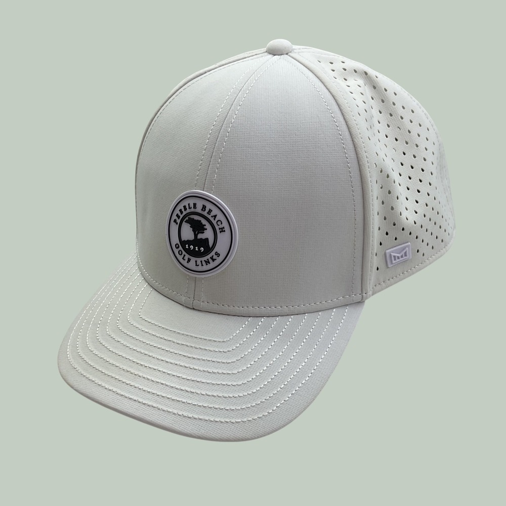 Melin A-Game Hydro Pebble Beach Golf Links Hat White Snapback Men XL